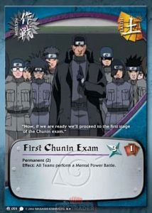 First Chunin Exam card artwork