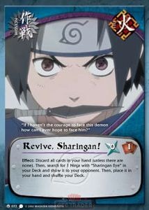 Revive, Sharingan! card artwork