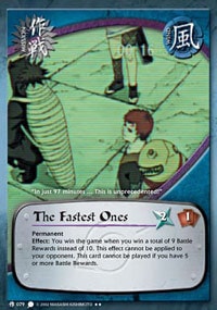 The Fastest Finisher card artwork