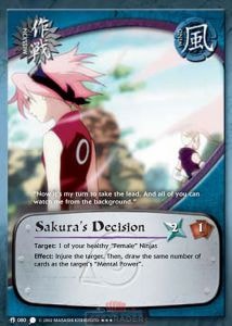 Sakura's Decision card artwork