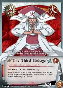 The Third Hokage card artwork