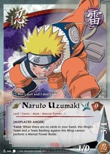 Naruto Uzumaki card artwork