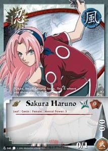 Sakura Haruno card artwork