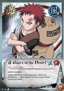 Gaara of the Desert card artwork