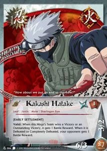 Kakashi Hatake card artwork