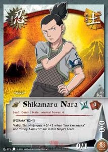 Shikamaru Nara card artwork