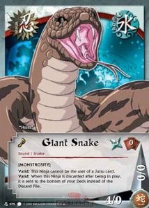 Giant Snake card artwork