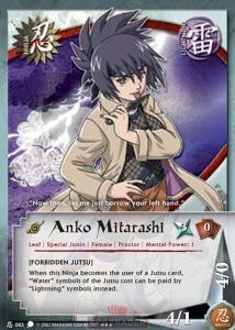 Anko Mitarashi card artwork