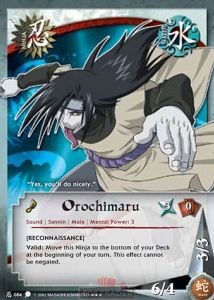 Orochimaru card artwork