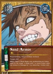 Sand Armor card artwork