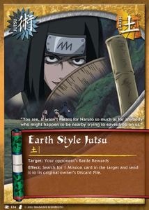 Earth Style Jutsu card artwork