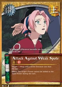 Attack against Weak Spots card artwork