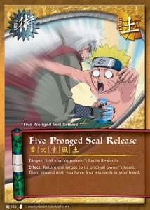 Five Pronged Seal Release card artwork