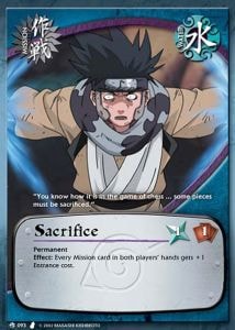 Sacrifice card artwork