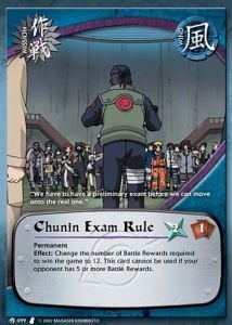 Chunin Exam Rule card artwork