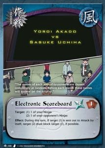 Electronic Scoreboard card artwork