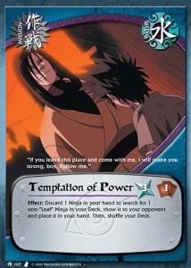 Temptation of Power card artwork