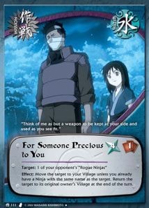 For someone precious to you card artwork