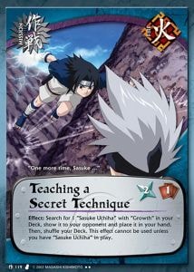 Teaching a Secret Technique card artwork