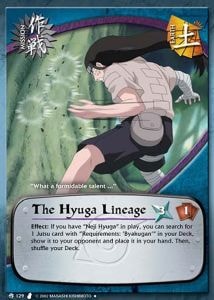 The Hyuga Lineage card artwork