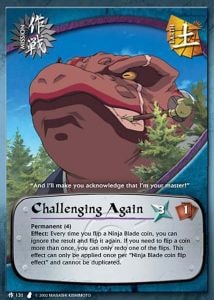 Challenging Again card artwork