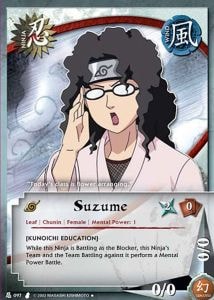 Suzume card artwork