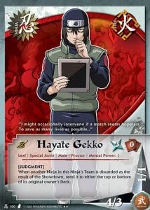 Hayate Gekko card artwork