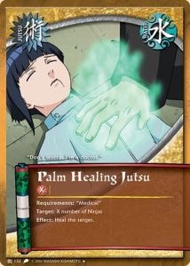 Palm Healing Jutsu card artwork