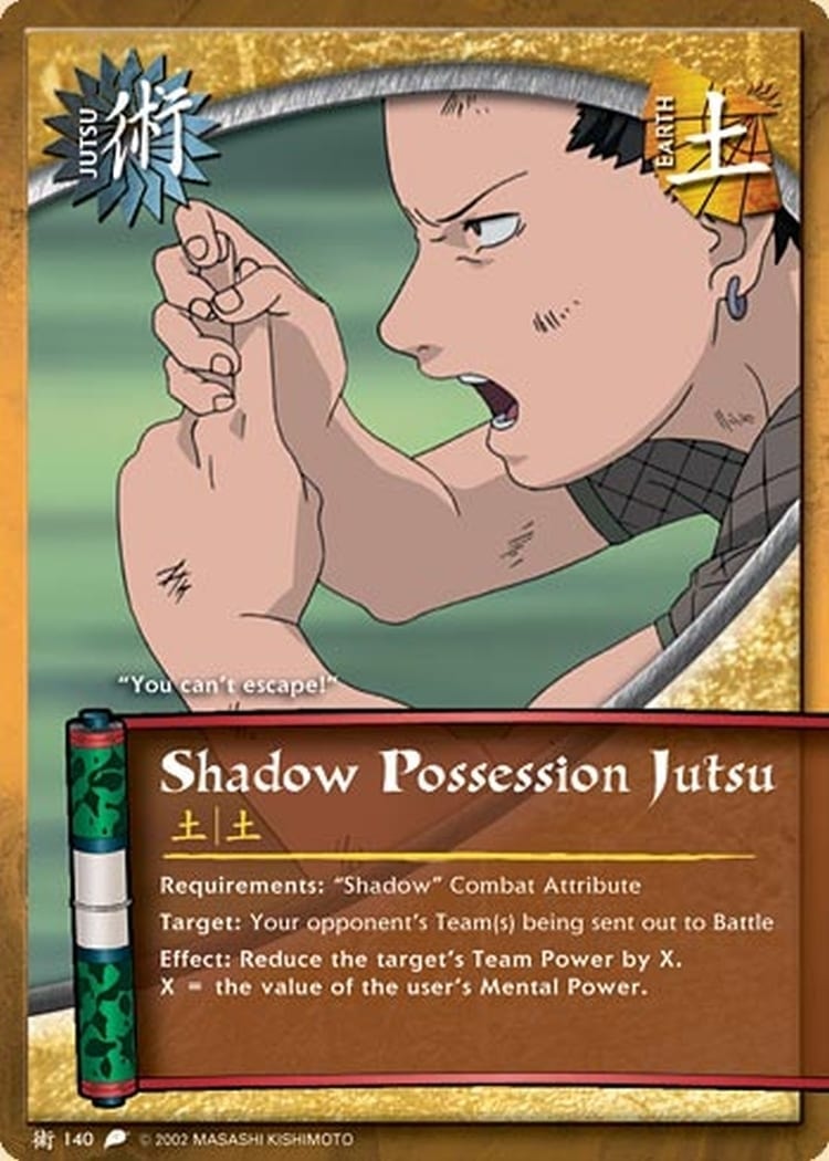 Shadow Possession Jutsu card artwork