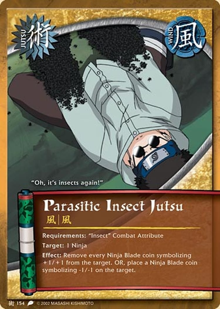 Parasitic Insect Jutsu card artwork