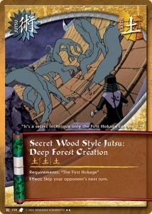 Secret Wood Style Jutsu: Deep Forest Creation card artwork