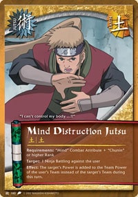 Mind Distraction Jutsu card artwork