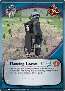 Dancing Leaves ...!! card artwork