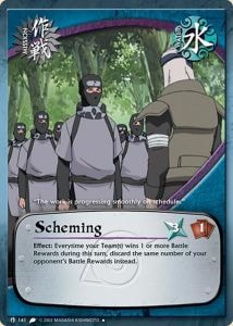 Scheming card artwork