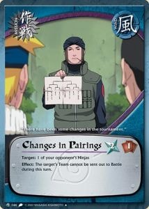 Changes in Pairings card artwork