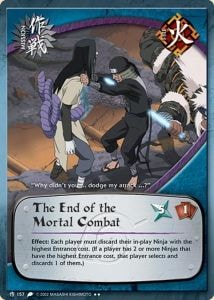 The End of the Mortal Combat card artwork
