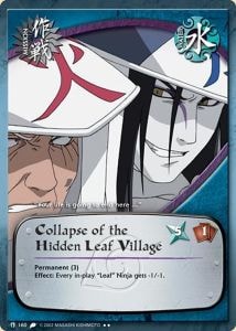 Collapse of the Hidden Leaf Village card artwork