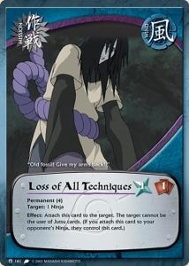 Loss of All Techniques card artwork