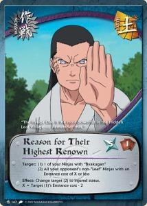 Reason for Their Highest Renown card artwork