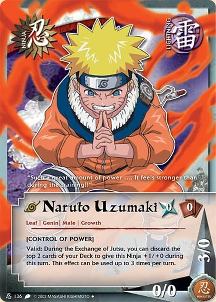 Naruto Uzumaki card artwork