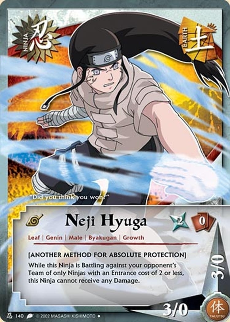 Neji Hyuga card artwork