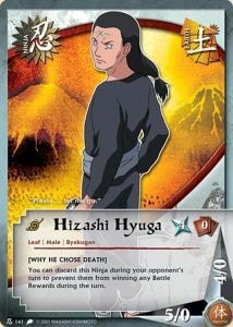 Hizashi Hyuga card artwork