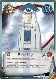 Kazekage card artwork