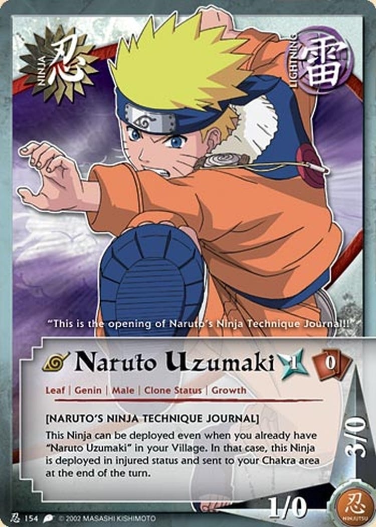 Naruto Uzumaki card artwork