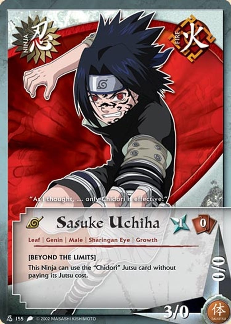 Sasuke Uchiha card artwork