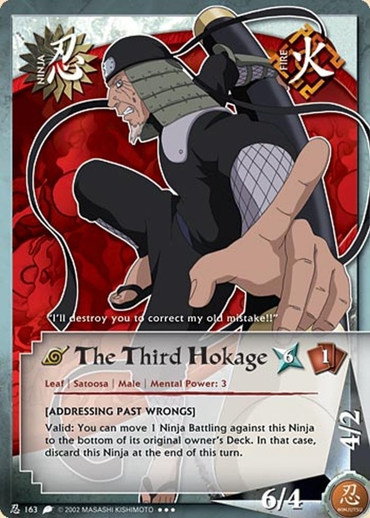The Third Hokage card artwork