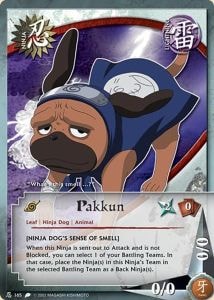 Pakkun card artwork