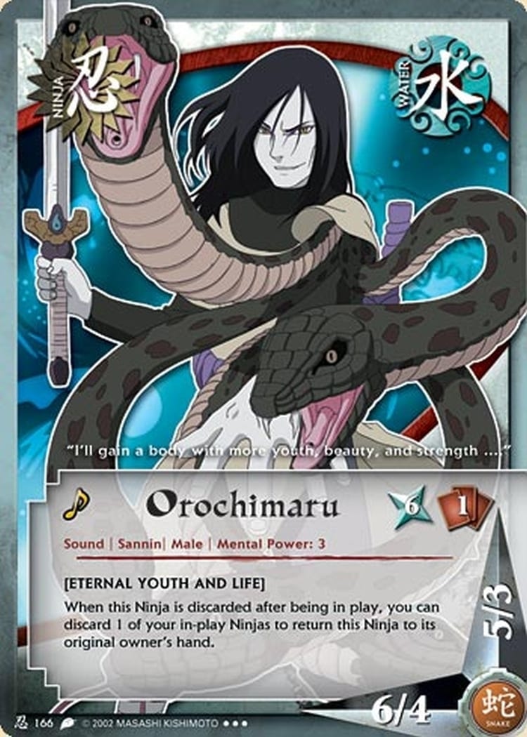 Orochimaru card artwork