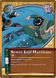 Severe Leaf Hurricane card artwork