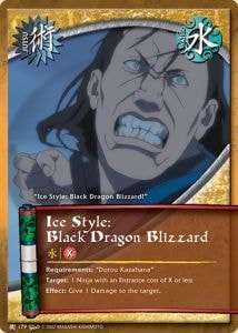 Ice Style: Black Dragon Blizzard card artwork